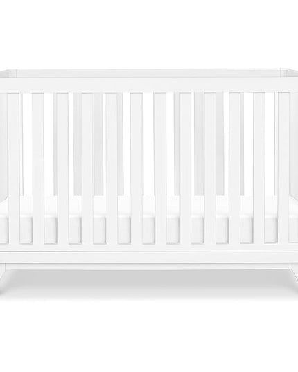 DaVinci Otto 3-in-1 Convertible Crib in White, Greenguard Gold Certified - LeafyLoom
