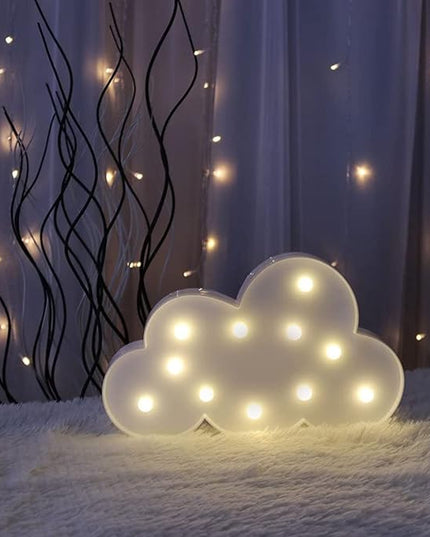 3Pcs Decorative LED Crescent Moon Star Cloud Night Light Can Be Hung On The Wall Children’S Room Room Light, Suitable for Birthday Parties, Holiday Decorations, Baby Room Decoration. - LeafyLoom