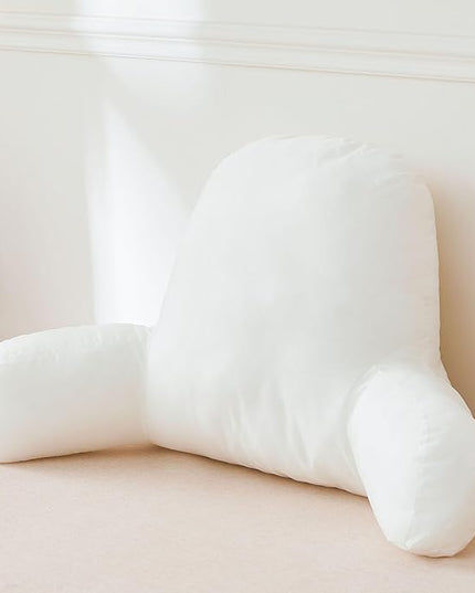 XeGe Reading Pillow Filling (No Cover), Fluffy Backrest Pillow Filler for Bed Sitting Up, Adults Kids Sit Up Back Support Pillow Insert with Arms for Couch Chair Car Home Decoration, Shredded Foam - LeafyLoom