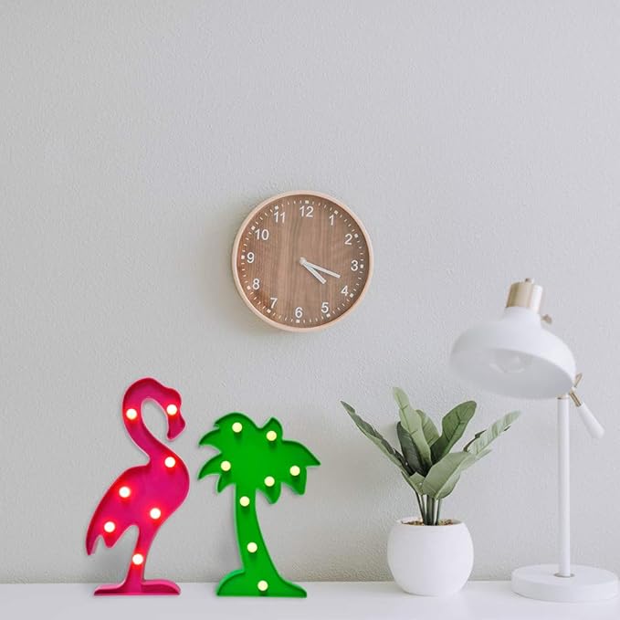 AceList Tropical Luau Party Supplies Flamingos Palm Trees Sign Light for Hawaiian Themed Party Decoration Birthday Bedroom Wall Decor Table Centerpieces - LeafyLoom