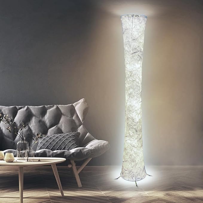Floor Lamp, RGB Color Changing Led Smart Lamp, Music Sync, APP Remote Control, 62'' Standing Lamp for Living Room Bedroom Game Room - LeafyLoom