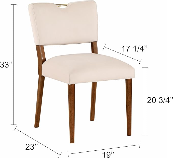 NicBex Haerin-SD-00136-LWJ Dining Chairs, 23"x19"x33", Beige - LeafyLoom