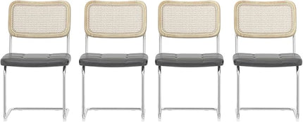 NicBex Haerin-SD-00287-LWJ Dining Chairs, 19.1"x20.1"x30.3", Gray - LeafyLoom