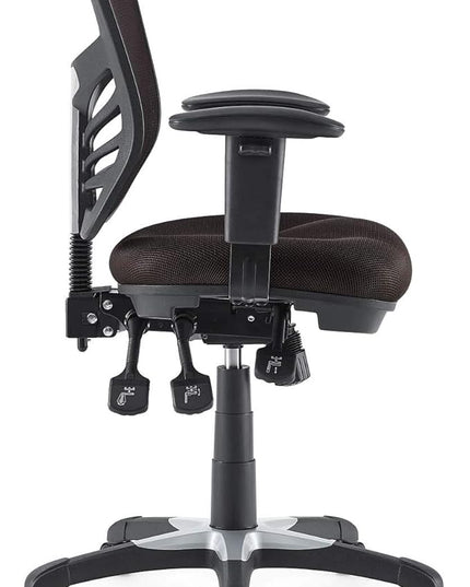 Modway Articulate Ergonomic Mesh Office Chair in Brown - LeafyLoom