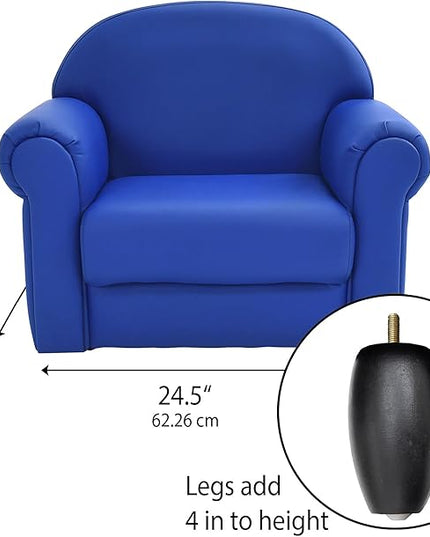 Children's Factory As We Grow Toddler Chair, Flexible Seating for Daycare or Preschool, Kids Reading Couch, Playroom Furniture, Blue - LeafyLoom