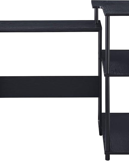 NicBex Kimberly-DW-00038-LWJ Home Office Desks, 39"x32"x34", Black-1 - LeafyLoom