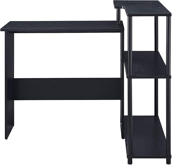 NicBex Kimberly-DW-00038-LWJ Home Office Desks, 39"x32"x34", Black-1 - LeafyLoom