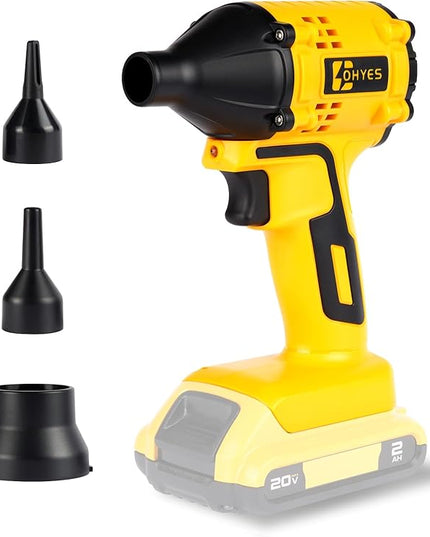 Air Blower Brushless HighSpeed Motor Compatible with DeWALT 18v 20v Max Battery Air Duster Leaf Blower for Camping BBQ & Workshop (Battery not included) - LeafyLoom
