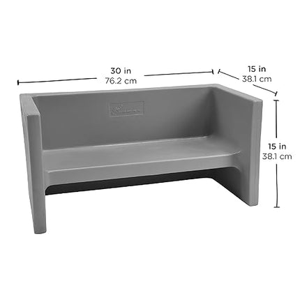 Children's Factory Adapta-Bench, CF910-056, Fern, Kids Flexible Seating, Classroom, Preschool and Daycare Furniture, Indoor or Outdoor Toddler Chairs - LeafyLoom