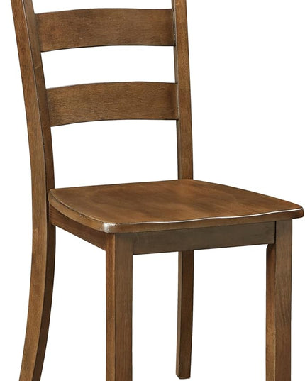 NicBex Dining Table Set for 4 Kitchen Table Set 5Pc Dining Set Table and 4 Side Chairs Set for Breakfast Nook and Small Space, Wooden Kitchen Dining Furniture, Transitional Style, Walnut - LeafyLoom