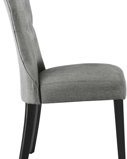 Modway Silhouette Modern Tufted Upholstered Fabric Parsons Kitchen Room, One Dining Chair, Light Gray - LeafyLoom