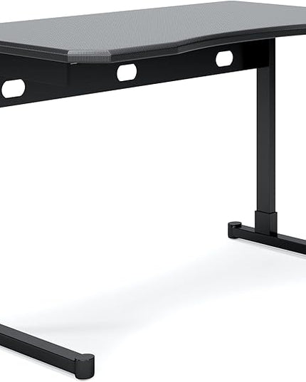 Signature Design by Ashley Lynxtyn Contemporary 48" Home Office Writing Desk, Black - LeafyLoom