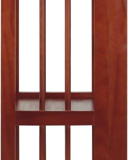 Casual Home 3-Shelf Folding Bookcase (14" Wide)-Mahagony - LeafyLoom