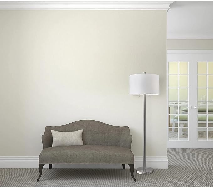 Adesso 4067-22 Boulevard Floor Lamp, 61 in., 2 x 100 W Incandescent/26W CFL, Brushed Steel Finish, 1 Tall Lamp - LeafyLoom