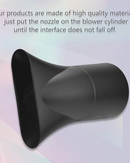 Leaf Blower Flat Nozzle and Flare Nozzle Tip Compatible with Milwaukee Leaf Blower 2724-20 2724-21, touchless Quick Drying, Cleaning and Other uses., Easy to Install and Remove.(Black) - LeafyLoom