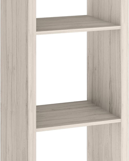 ClosetMaid 4543 Decorative Open Back 3-Cube Storage Organizer, Bleached Walnut - LeafyLoom