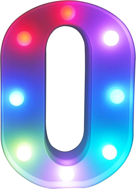 Colorful Letter LED Lights, 16 Colors Changing LED Marquee Letter Lights, Dimmable Night Lights for Wedding, Birthday, Holiday, Party, Bar, Christmas Decoration,Dorm Room Decor-Multicolor 0 - LeafyLoom