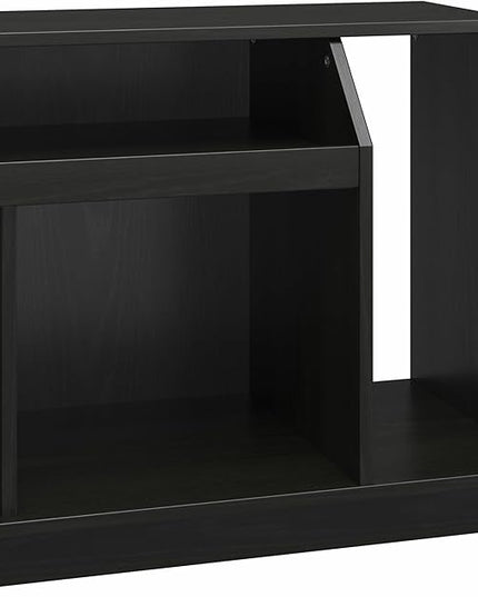 Ameriwood Home The Loft Stand for TVs up to 59”, Black Oak - LeafyLoom