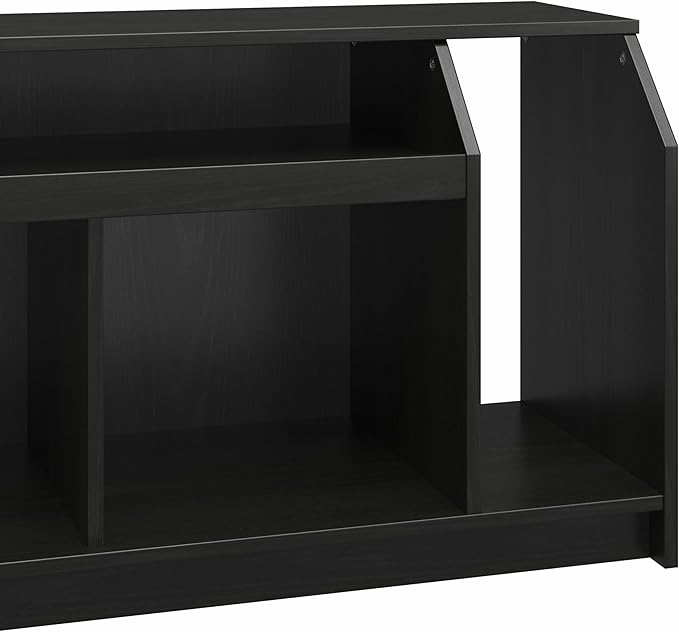 Ameriwood Home The Loft Stand for TVs up to 59”, Black Oak - LeafyLoom