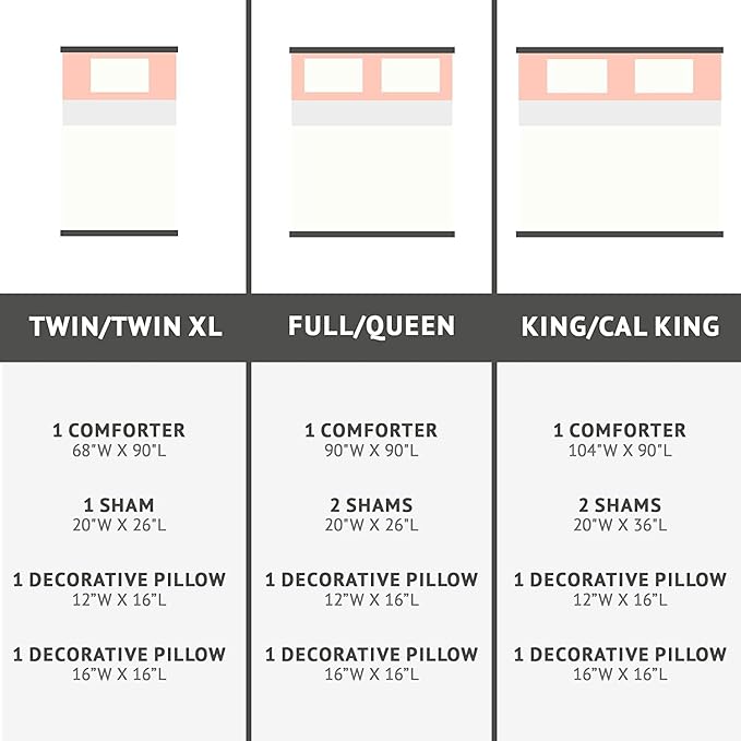 Intelligent Design Raina Full / Queen Comforter Set, Soft Microfiber Comforter Set Queen, Modern Geometric Metallic Bed Set, 5 Pieces College Bedding Comforter Set with 2 Shams, 2 Toss Pillows White - LeafyLoom