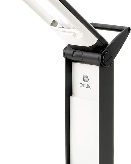 OttLite L139AB 13 Watt Desk Lamp with Swivel Base, Black - LeafyLoom