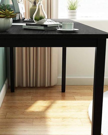 SogesGame YL-AC3-160VB-US8 Home Office Desks, X-Large, Black - LeafyLoom