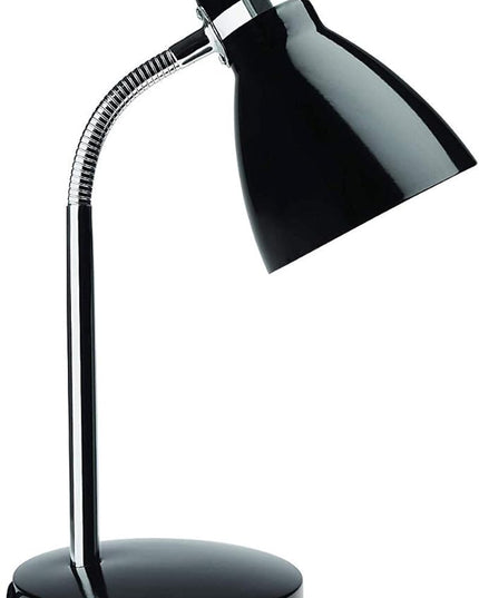 Newhouse Lighting NHDK-OX-BK Oxford Classic Desk Lamp with LED Bulb Included, Black - LeafyLoom