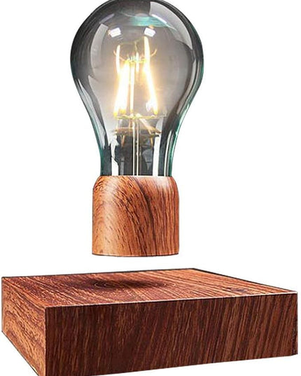 Magnetic Levitating Floating Wireless LED Light Bulb Desk Lamp for Unique Gifts, Room Night Light, Home Office Decor Tech Toys - LeafyLoom