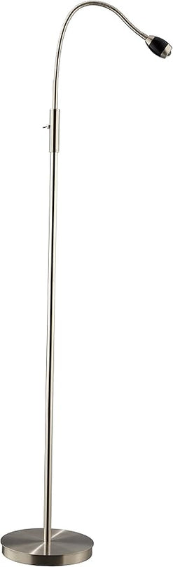 402071-04 FOCUS Adjustable Beam LED Floor Lamp,Metal, Black - LeafyLoom