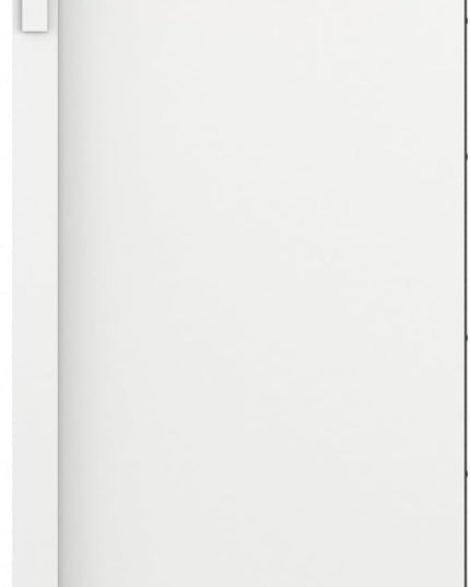 Bush Furniture Salinas Accent Storage Cabinet with Doors in Pure White and Shiplap Gray - LeafyLoom