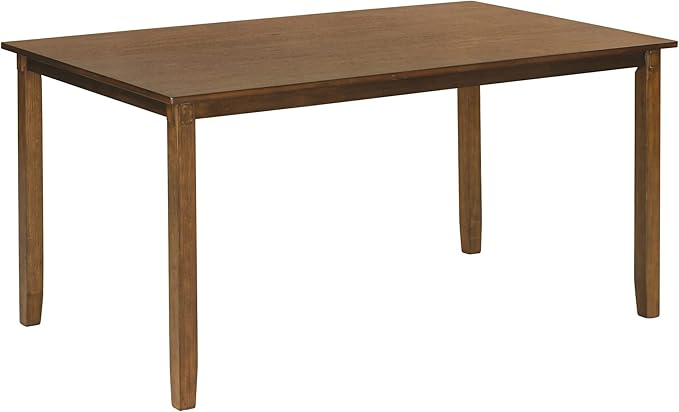 RITSU 6-Piece Family Rectangular Dining Table Set with 4 Upholstered Fabric Chairs and Bench, w/Rubberized Solid Wood Structure X-Shaped Backrest, Suitable for Living Room, Kitchen, Natural Cherry - LeafyLoom