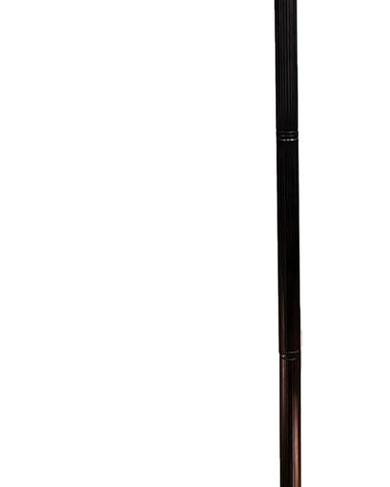 Amora Tiffany Style Floor Lamp Arched Vintage Antique 62" Tall Stained Glass Brown Red Tan Traditional Light Decor Bedroom Living Room Reading Gift AM344FL12 Lighting - LeafyLoom