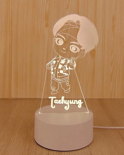 Taehyung Kpop Bangtan Boys LED Night Light Bedroom Desk Lamp (V) - Perfect Holiday Gift, Birthday Gift, Christmas Gift (Novelty Item, Limited Stock) - LeafyLoom