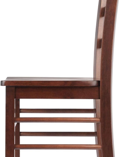 Winsome Wood Benjamin Seating, Foot Rest, Walnut, FURNITURE - LeafyLoom