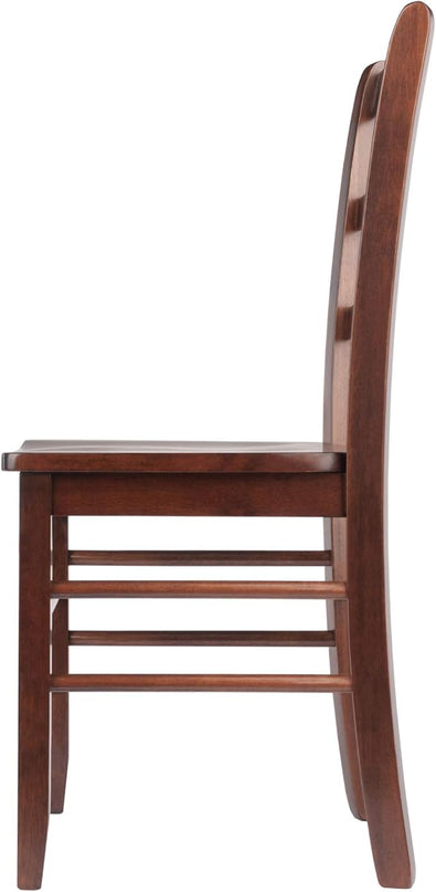 Winsome Wood Benjamin Seating, Foot Rest, Walnut, FURNITURE - LeafyLoom