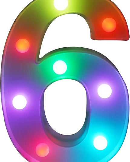 Letter LED Lights, 16 Colors Changing LED Marquee Letter Lights, Dimmable Night Lights for Wedding, Birthday, Holiday, Party, Bar, Christmas Decoration,Dorm Room Decor-Multicolor 6 - LeafyLoom