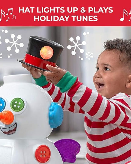 Step2 My First Snowman, Kids Interactive Christmas Toy, Plays Music & Lights Up, 15 Piece Toy Accessories, for Toddlers 1+ Years Old - LeafyLoom
