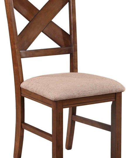NicBex Haerin-SD-00152-LWJ Dining Chairs, 18.5"x17"x39.5", Deep Brown - LeafyLoom