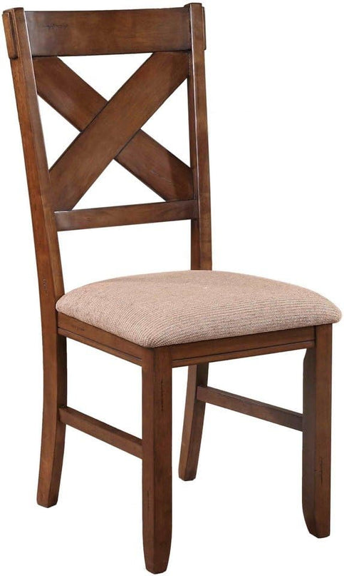 NicBex Haerin-SD-00152-LWJ Dining Chairs, 18.5"x17"x39.5", Deep Brown - LeafyLoom