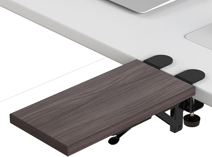Computer Armrest Desk Computer Armrest Support Adjustable Computer Desk Armrest Support Ergonomic Rotating for Table Desk Chair Desk - LeafyLoom