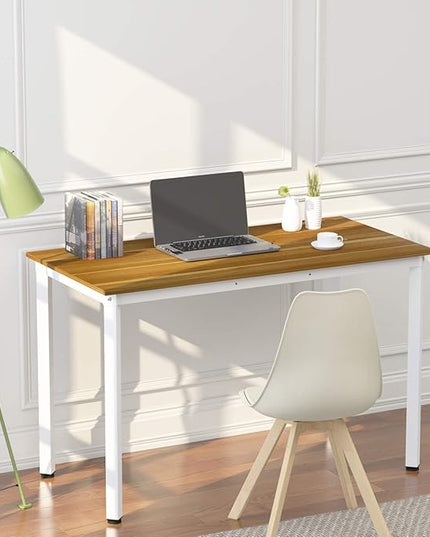 Weehom Computer Desk 39" Small Desk for Home Office Study Writing Laptop Dining Table for Small Spaces - LeafyLoom