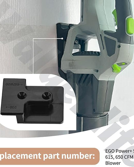 Leaf Blower Mounting Bracket / Leaf Blower Wall Mount Compatible with EGO Power+ 530 CFM, 580, 615, 650 Leaf Blower, Hanging Leaf Blower/Use for EGO Blower Wall Mount - LeafyLoom