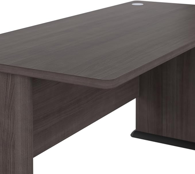 Bush Business Furniture Studio A Computer Desk, 6 Foot Gaming and Work Table for Home or Professional Office, 72W, Storm Gray - LeafyLoom