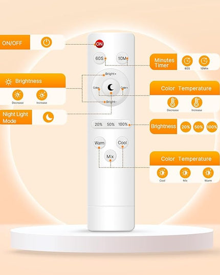 Syrinx Floor Lamp, Floor LED Lamp/LED Light Lamp/Remote Control & Touch/Adjustable Flexible Gooseneck (White) - LeafyLoom
