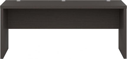 Bush Business Furniture Echo Computer Desk, 72W, Charcoal Maple - LeafyLoom