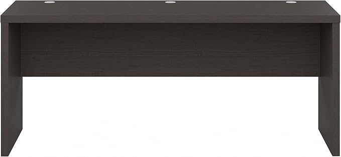 Bush Business Furniture Echo Computer Desk, 72W, Charcoal Maple - LeafyLoom