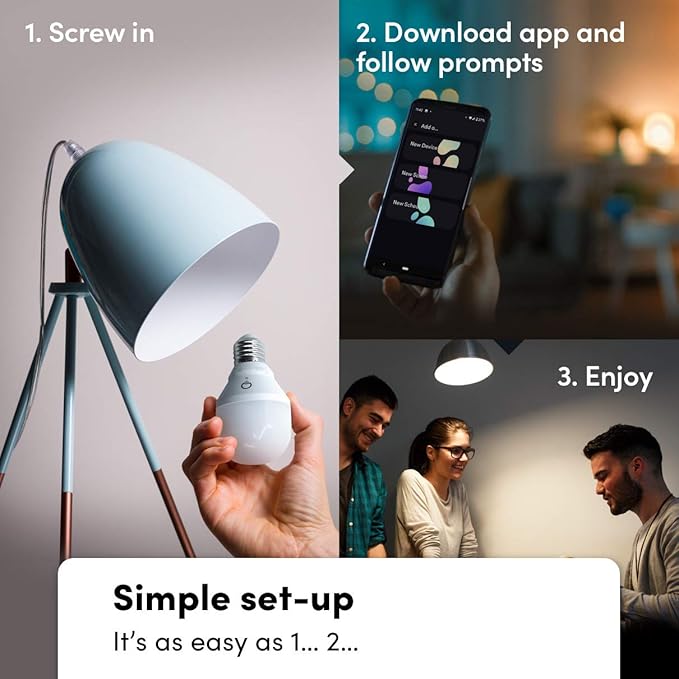 LIFX Color A19 800 lumens, Billions of Colors and Whites, Wi-Fi Smart LED Light Bulb, No Bridge Required, Works with Alexa, Hey Google, HomeKit and Siri (2-Pack) LIFX