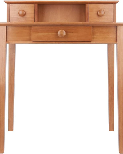 Winsome Wood Studio Home Office, Honey - LeafyLoom