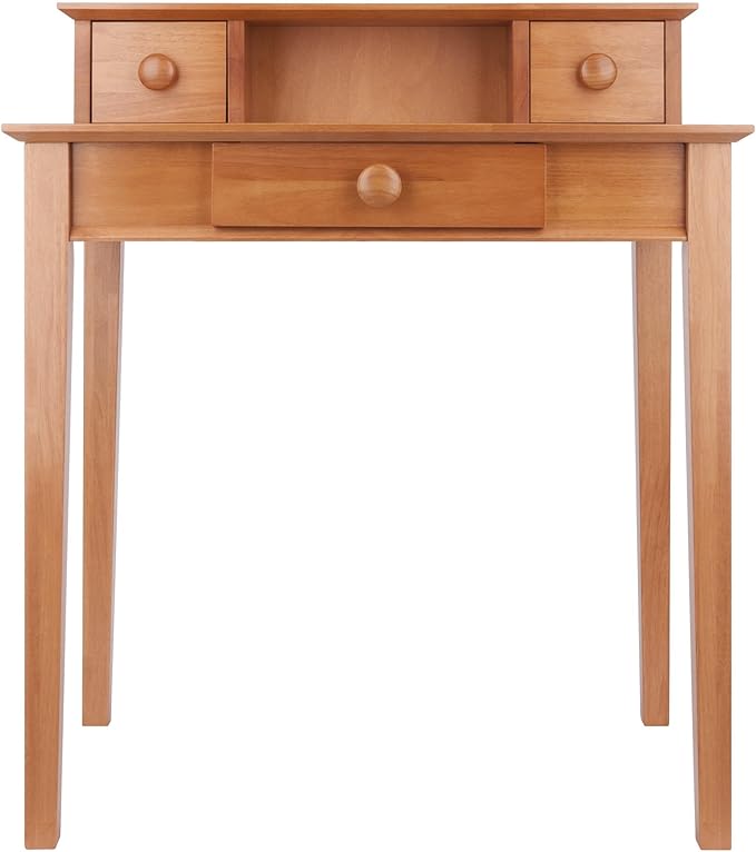 Winsome Wood Studio Home Office, Honey - LeafyLoom