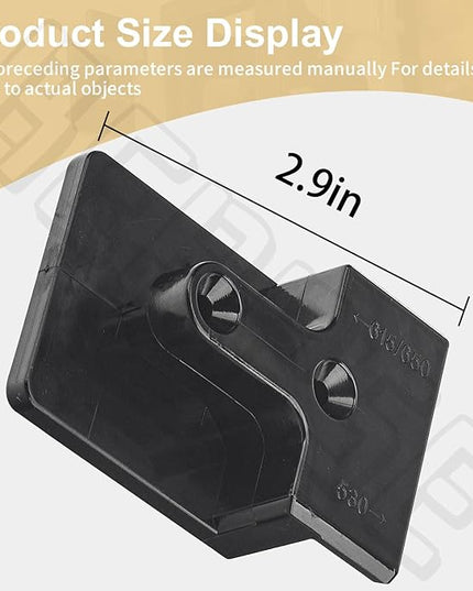Blower Wall Mount/Mounting Bracket for EGO Vane Blowers, Fits Models 530CFM 615/650CFM, Two Mounting Methods, W/Screws, Does Not Fit 765 CFM Vane Blower Models - LeafyLoom